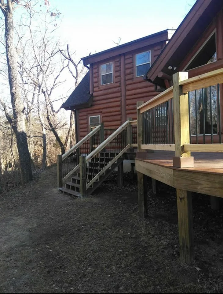 Round Composite Deck Replacement in Stella, Missouri: From Rotted Deck to Riverfront Retreat 3