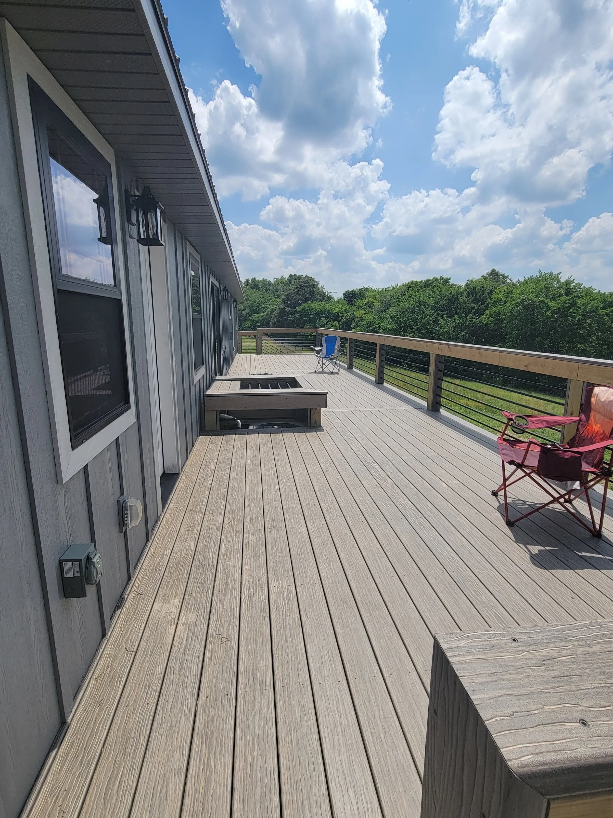 Building a Hot‑Tub‑Ready Deck: Oversized Joists and Composite Decking in a New Pineville Subdivision 3